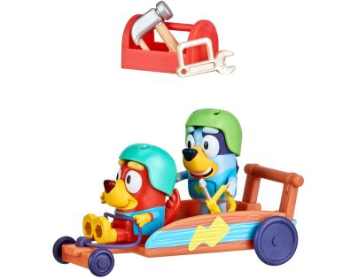 TM Toys Herní sada Bluey na cestách autíčko + figurky