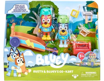 TM Toys Herní sada Bluey na cestách autíčko + figurky