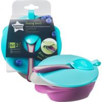 Tomme Tippee Explora Misky pro snadné nabírání 2ks Fialovo-tyrkysová 2