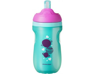 Tomme Tippee Netekoucí termohrnek s brčkem Explora 260 ml 12 m+