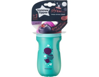 Tomme Tippee Netekoucí termohrnek s brčkem Explora 260 ml 12 m+