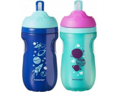 Tomme Tippee Netekoucí termohrnek s brčkem Explora 260 ml 12 m+