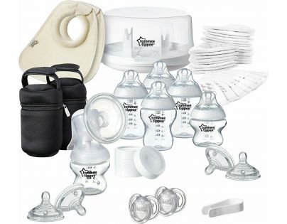 Tomme Tippee Sada kojeneckých lahviček C2N se sterilizátorem a odsávačkou