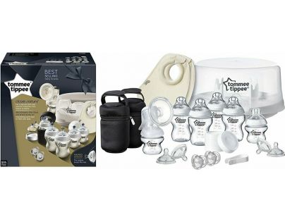 Tomme Tippee Sada kojeneckých lahviček C2N se sterilizátorem a odsávačkou