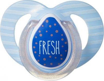 Tomme Tippee Šidítko C2N silikon Moda 6-18m modré