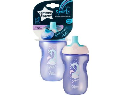 Tomme Tippee Sportovní láhev Explora 12m+ 300 ml fialová jednorožec