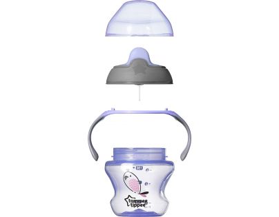 Tommee Tippee Explora Netekoucí hrnek First Cup 150ml 4m+ fialová