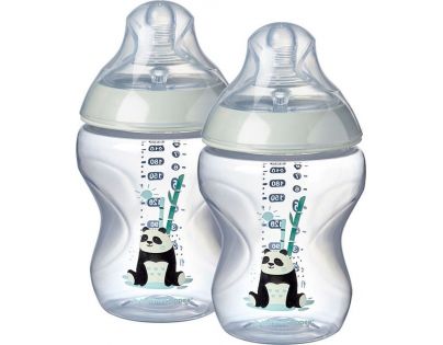 Tommee Tippee Kojenecká láhev C2N 2ks 260 ml 0m+ panda