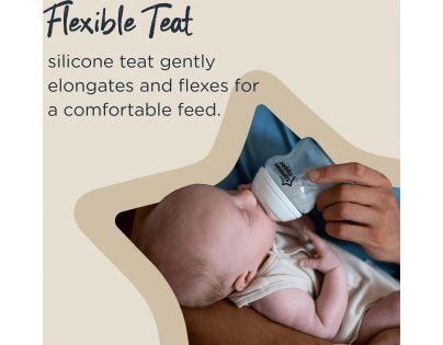 Tommee Tippee Kojenecká láhev C2N 2ks 260 ml 0m+ panda