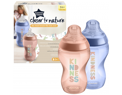 Tommee Tippee Kojenecká láhev C2N 2ks 340 ml 3m+