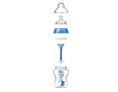Tommee Tippee Kojenecká láhev C2N Anti-Colic Boy 260 ml 0m+