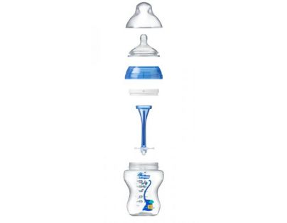 Tommee Tippee Kojenecká láhev C2N ANTI-COLIC Boy 340 ml 3m+