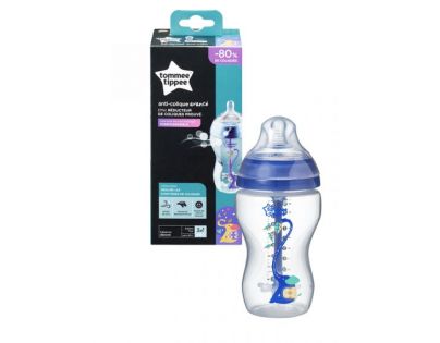 Tommee Tippee Kojenecká láhev C2N ANTI-COLIC Boy 340 ml 3m+