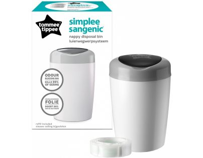 Tommee Tippee Koš na pleny Sangenic Simplee šedý