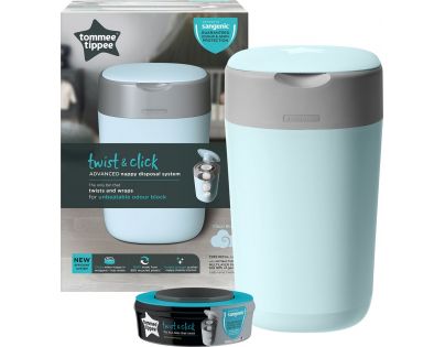 Tommee Tippee Koš na pleny Sangenic Twist & Click modrý
