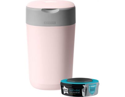 Tommee Tippee Koš na pleny Sangenic Twist & Click růžový