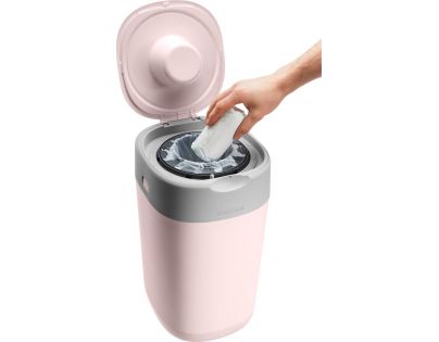 Tommee Tippee Koš na pleny Sangenic Twist & Click růžový