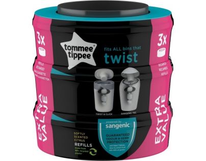 Tommee Tippee Náhradní kazety Sangenic Twist univerzální 3ks