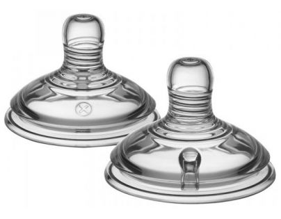 Tommee Tippee Náhradní savičky C2N Anti-Colic pomalý průtok 2ks 0m+