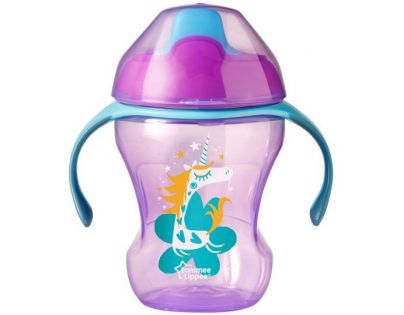 Tommee Tippee Netekoucí hrnek Explora Easy Drink 230 ml fialový