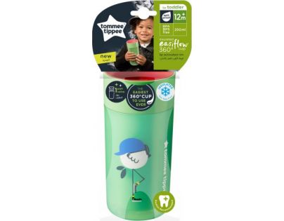 Tommee Tippee Netekoucí termohrnek Easiflow 250 ml zelený