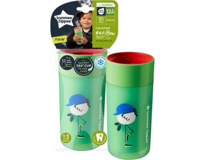 Tommee Tippee Netekoucí termohrnek Easiflow 250 ml zelený