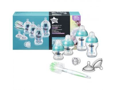 Tommee Tippee Sada kojeneckých lahviček C2N Anti-colic s kartáčem 422609TT - Poškozený obal