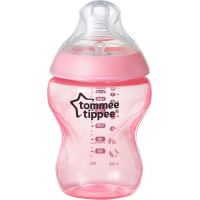 Tommee Tippee Sada kojeneckých lahviček C2N s kartáčem růžová 2