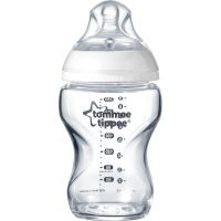 Tommee Tippee Sada kojeneckých lahviček C2N skleněných s kartáčem 3
