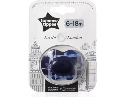 Tommee Tippee Šidítko C2N silikon Little London Boy 6-18m
