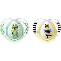 Tommee Tippee Šidítko CTN silikon Fun 2ks 0-6m - Želva a vosa Tommee Tippee Šidítko CTN silikon Fun 2ks 0-6m - Želva a vosa