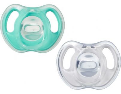 Tommee Tippee Šidítko silikon Ultra-light 2ks 433459TT