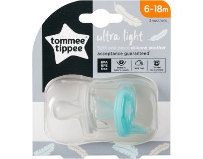 Tommee Tippee Šidítko silikon Ultra-light 2ks 433459TT