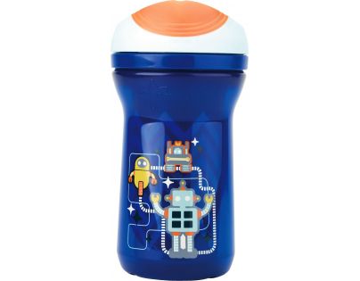 Tommee Tippee Termo kelímek Explora trénovací 300ml 24m+ modrá roboti