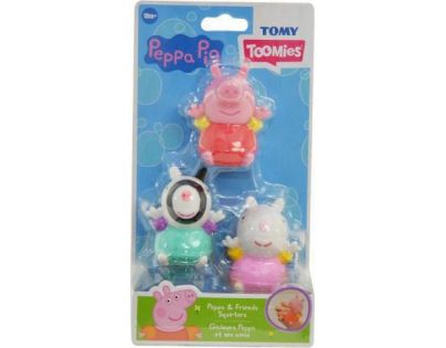 Toomies Prasátko Peppa Pig s kamarády stříkající hračky do vody
