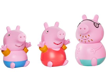 Toomies Prasátko Peppa Pig, tatínek a Tom stříkající hračky do vody - Poškozený obal