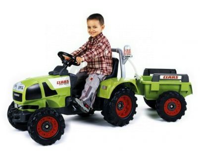 Traktor CLAAS Atles 936 RZ zelený + přívěs