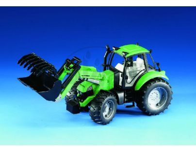 BRUDER 02072 - Traktor Deutz Agrotron se lžící