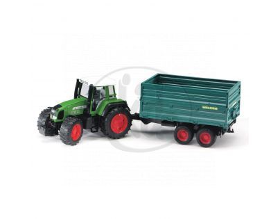 BRUDER 02068 - Traktor Fendt s valníkem