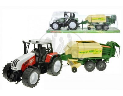 Traktor na setrvačník s balíkovačem na slámu 63cm