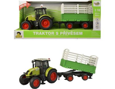 Made Traktor s vlečkou na setrvačník 40 cm