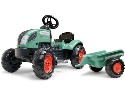 Traktor šlapací farmářský tmavě zelený Vintage - Poškozený obal