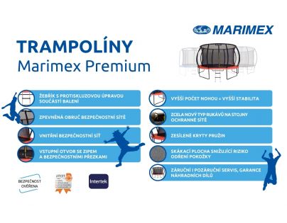 Trampolína Marimex Premium 305 cm