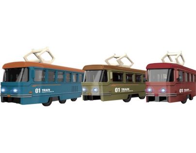 Tramvaj kovová zpětný chod