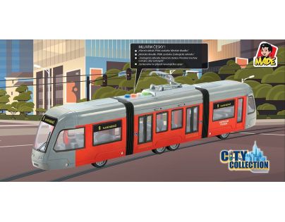 Made Tramvaj na setrvačník se světlem a hudbou