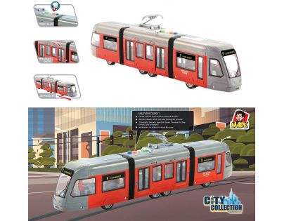 Made Tramvaj na setrvačník se světlem a hudbou