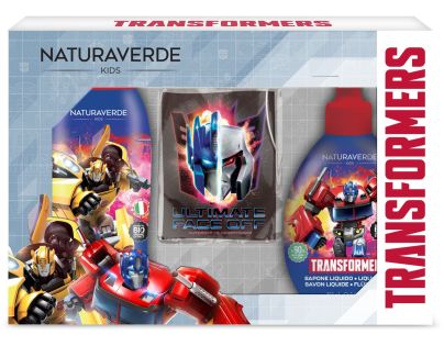 Transformers dárkový set mýdlo 250 ml + šampon a sprchový gel 250 ml + batoh