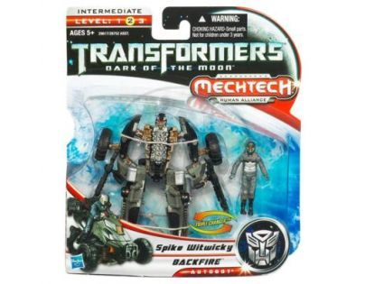 Transformers human alliance základní figurka Hasbro 28752 - Spike Witwicky a BackFire