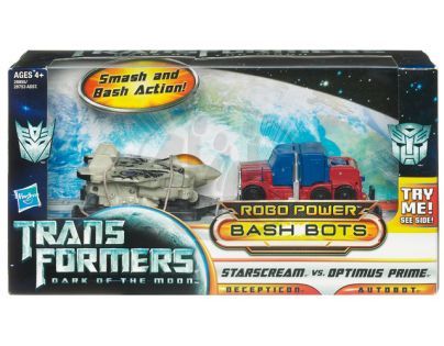 Hasbro 28955_28753 - Transformers  Bash Bots - Hrací set Starscream vs. Optimus Prime
