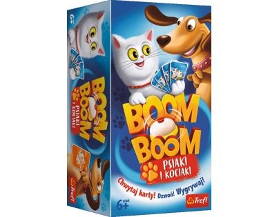Trefl Boom Boom Psi a kočky společenská hra